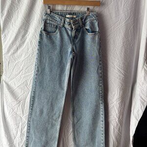 Levis superlow wide leg jeans